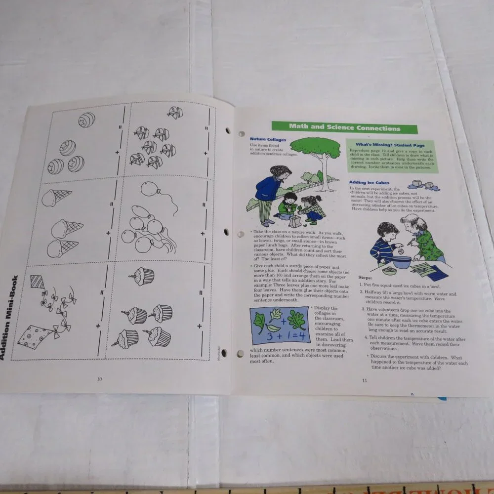 Adding Animals BIG BOOK (almost 2 feet tall) with teacher pages CLASSROOM SIZE